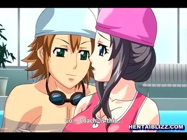 Adult Swim Facial Hentai - She gets laid in the shower of the swimming pool