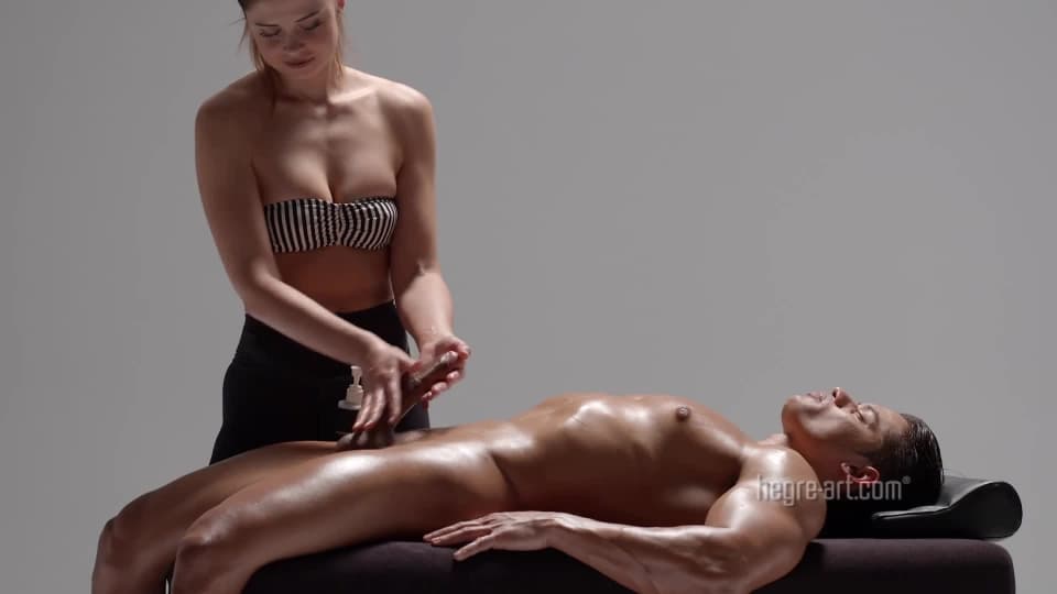Panis Massage - A very intense and playful penis massage - PornDig.com