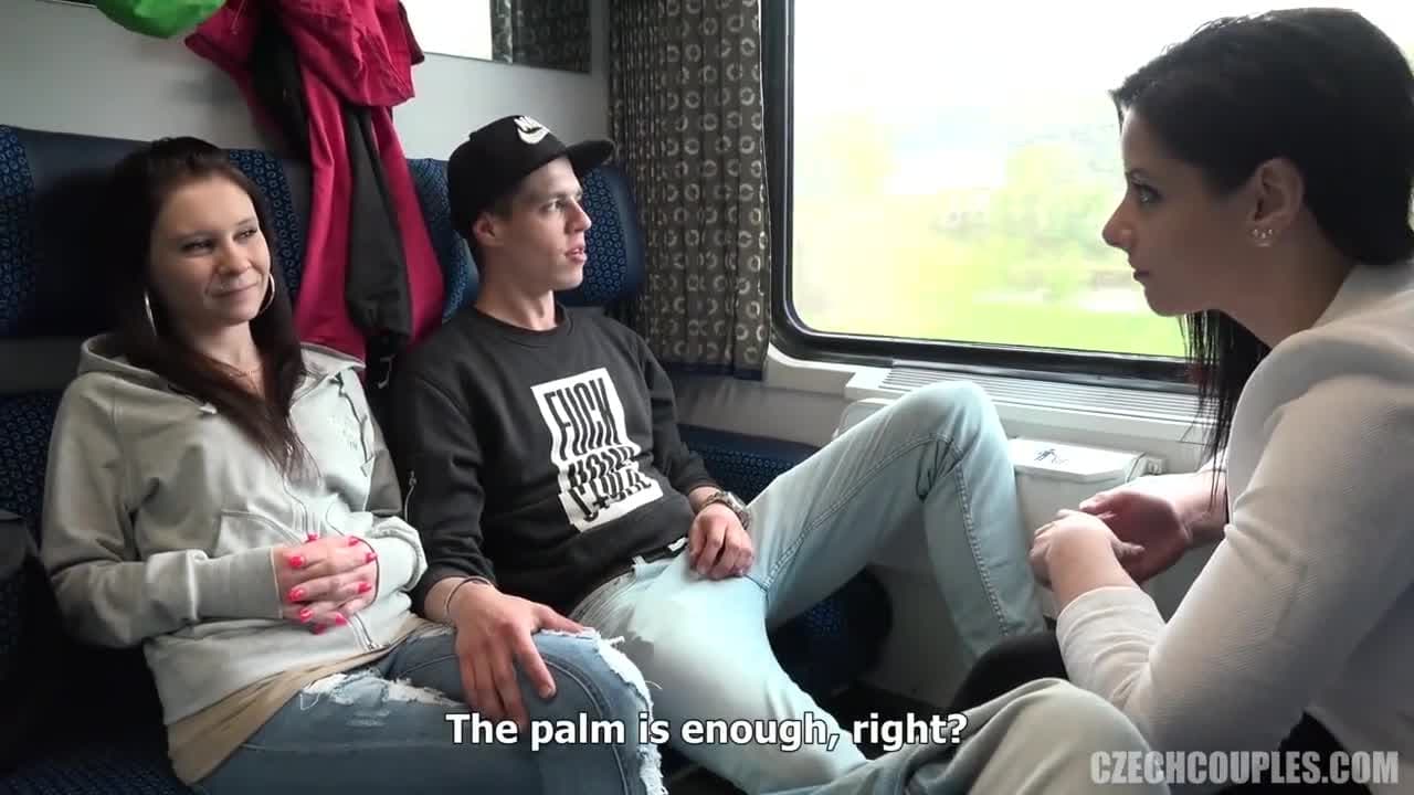 Train Porno Vk Sexy Couple Seduced To Fuck On The Train 