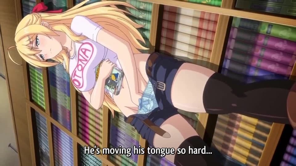 Anime Blonde Cumshot - Blonde hentai sex at the library - PornDig.com